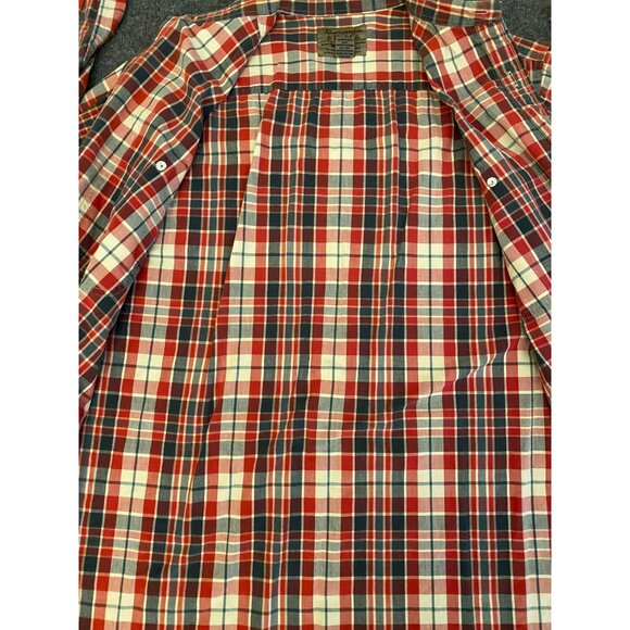 VTG Abercrombie & Fitch "The Big Shirt" 90s Plaid Flannel Mens M Preppy Grunge - Picture 11 of 16